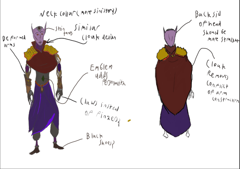 Vampire Developed Turn Around for ideas Gen texture