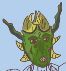 Mutant Priest Head Texture begun