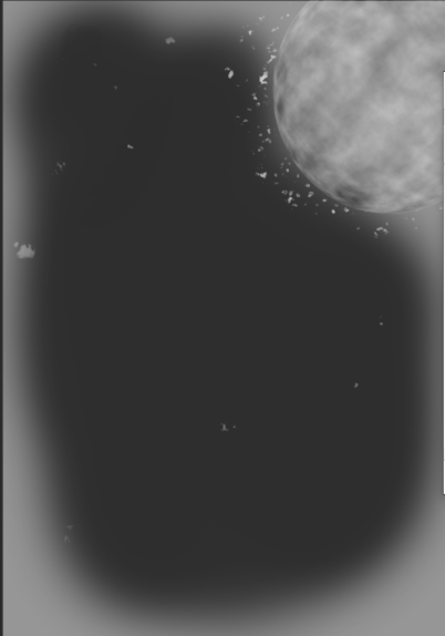 Poster Background with Moon