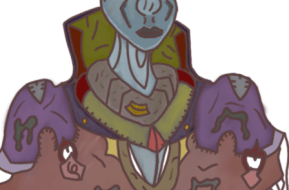 Vampire Neck and Shoulder Pads Texture