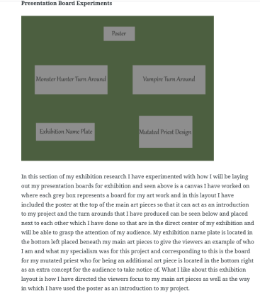 Presentation Board Experiment Annotations
