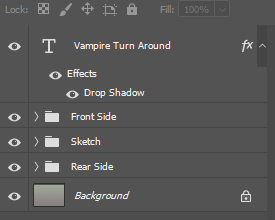 Vampire Presentation Board Layer Groups